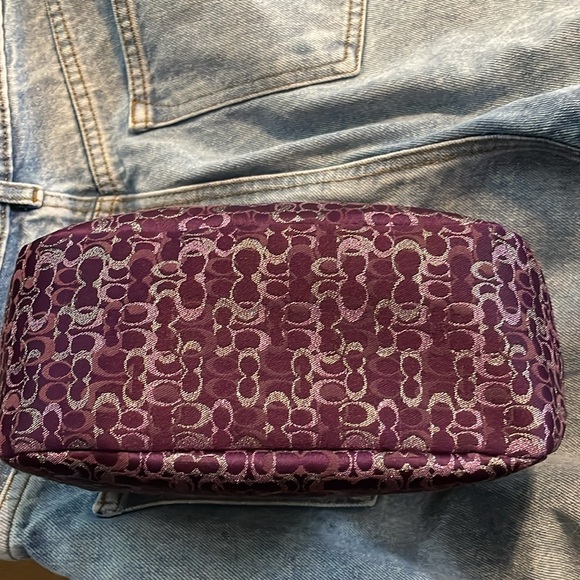 Small Purple authentic Coach Purse - Picture 3 of 6